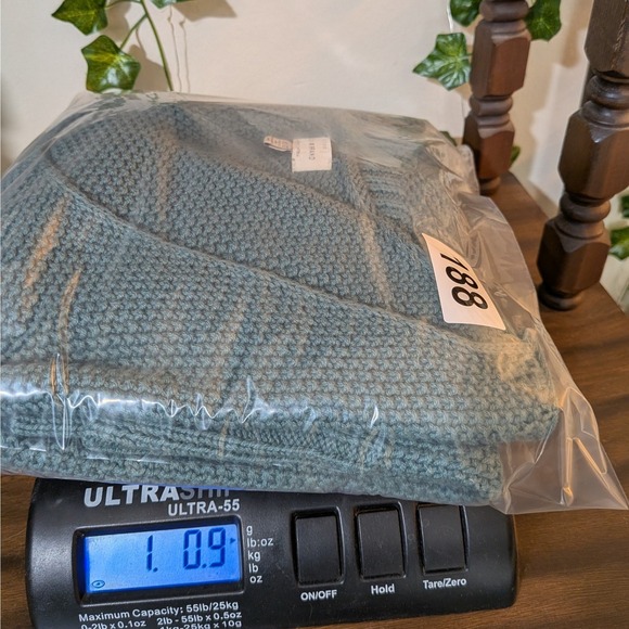 Lucky Brand Knit Sweater Women Teal XL V-neck slouchy Shoulder casual dress cozy - Picture 11 of 11